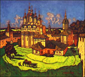 Aleksanov Valentine. Light clouds. St.Paphnutiy Monastery